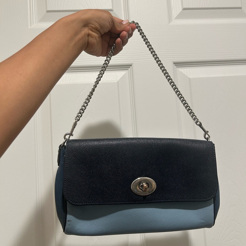 Coach ruby crossbody bag w/silver hardware